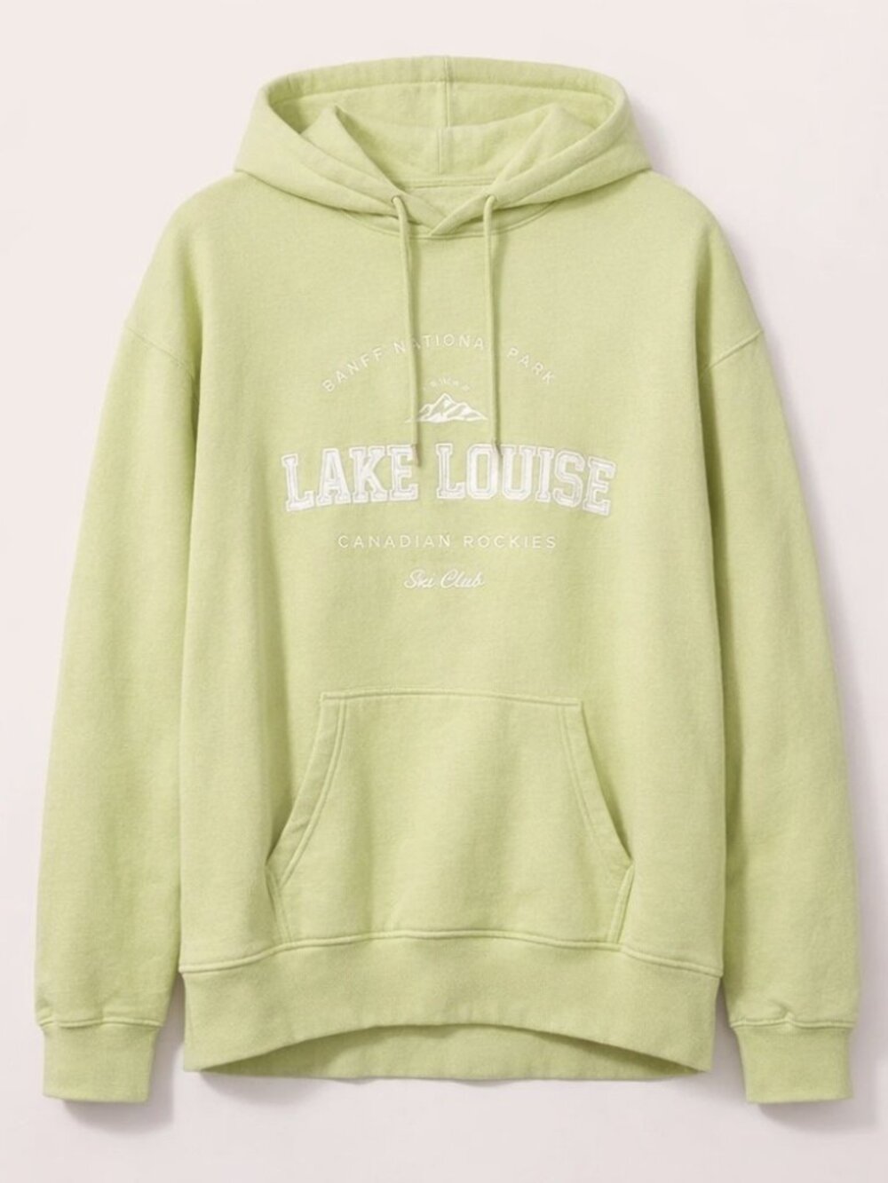 [BOGO] Garage Lime Green Banff Lake Louise Ski Club Hoodie